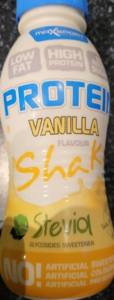 Фото - Protein vanilla flavour shake stevia MaxSport