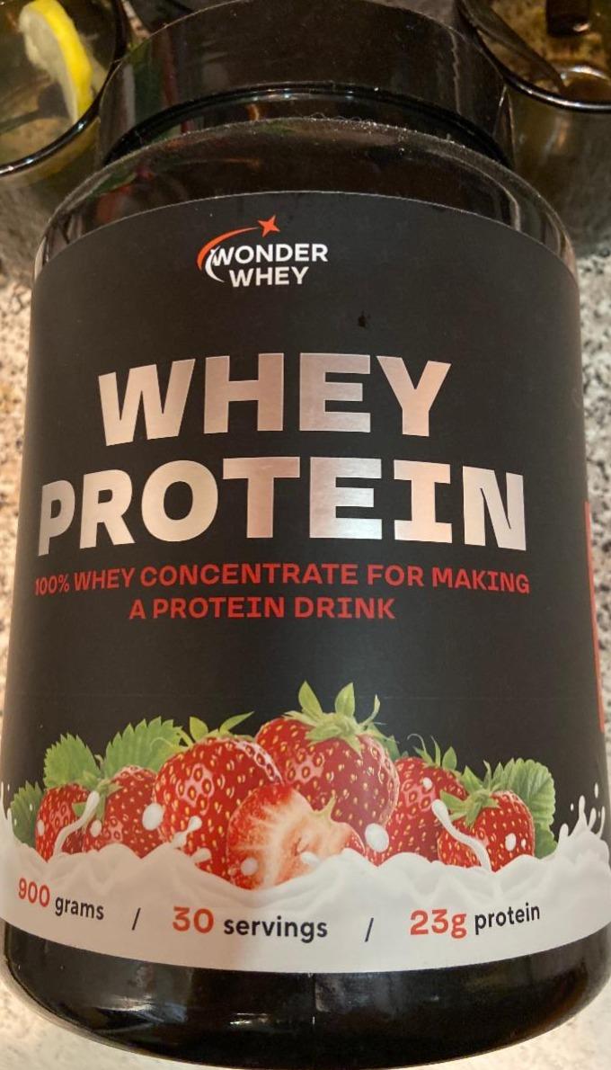 Фото - Whey Protein concentrate for making a protein drink Wonder whey