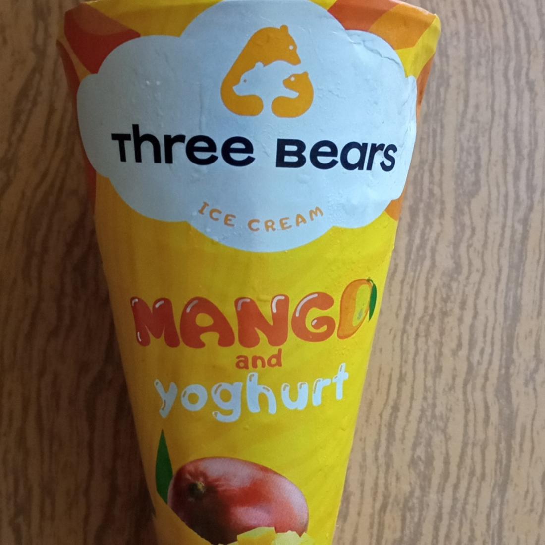 Фото - Мороженое 12% двухслойное Mango-yoghurt Three bears