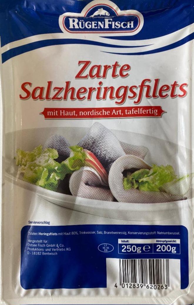 Фото - Zarte salzheringsfilets mit haut nordische art tafelfertig RügenFisch