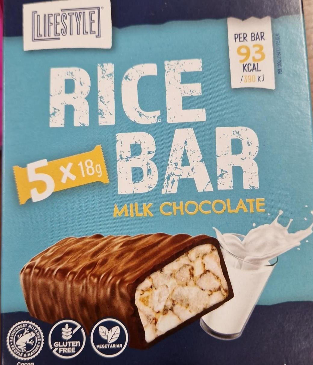 Фото - Rice bar milk chocolate Lifestyle