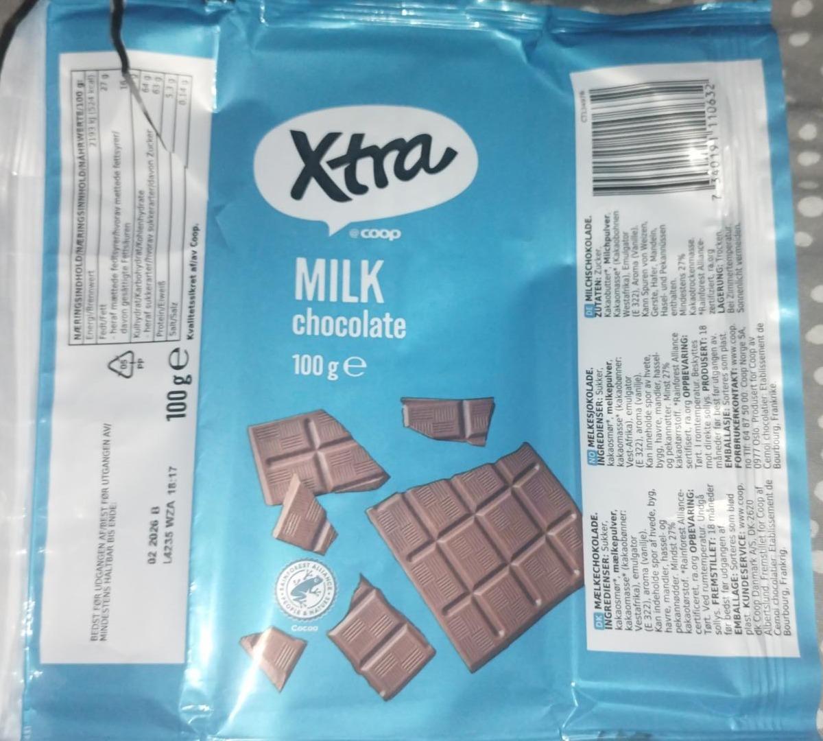 Фото - Milk chocolate Xtra Coop