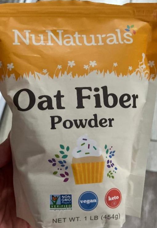 Фото - Oat Fiber Powder NuNaturals