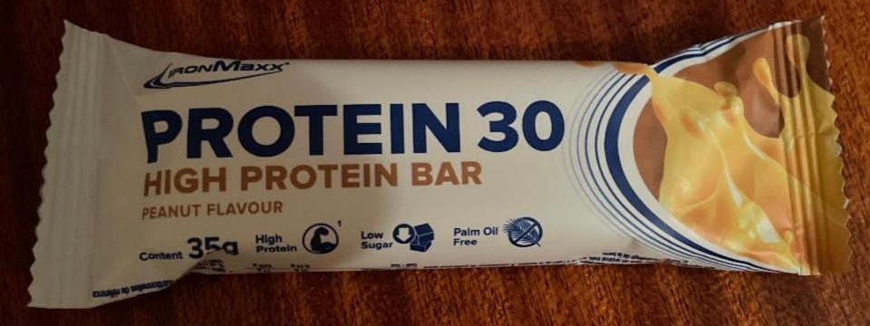 Фото - Протеиновый батончик Protein 30 high protein bar с арахисом IronMaxx