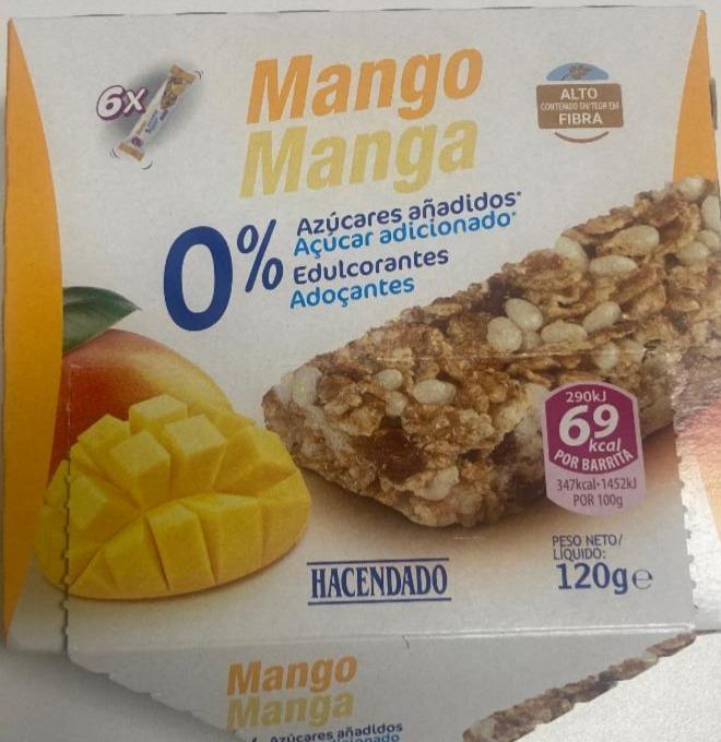 Фото - Barritas de cereales con mango Hacendado