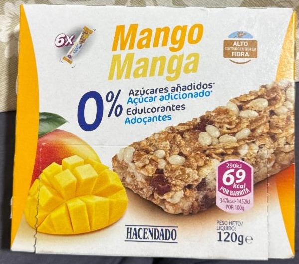 Фото - Barritas de cereales con mango Hacendado