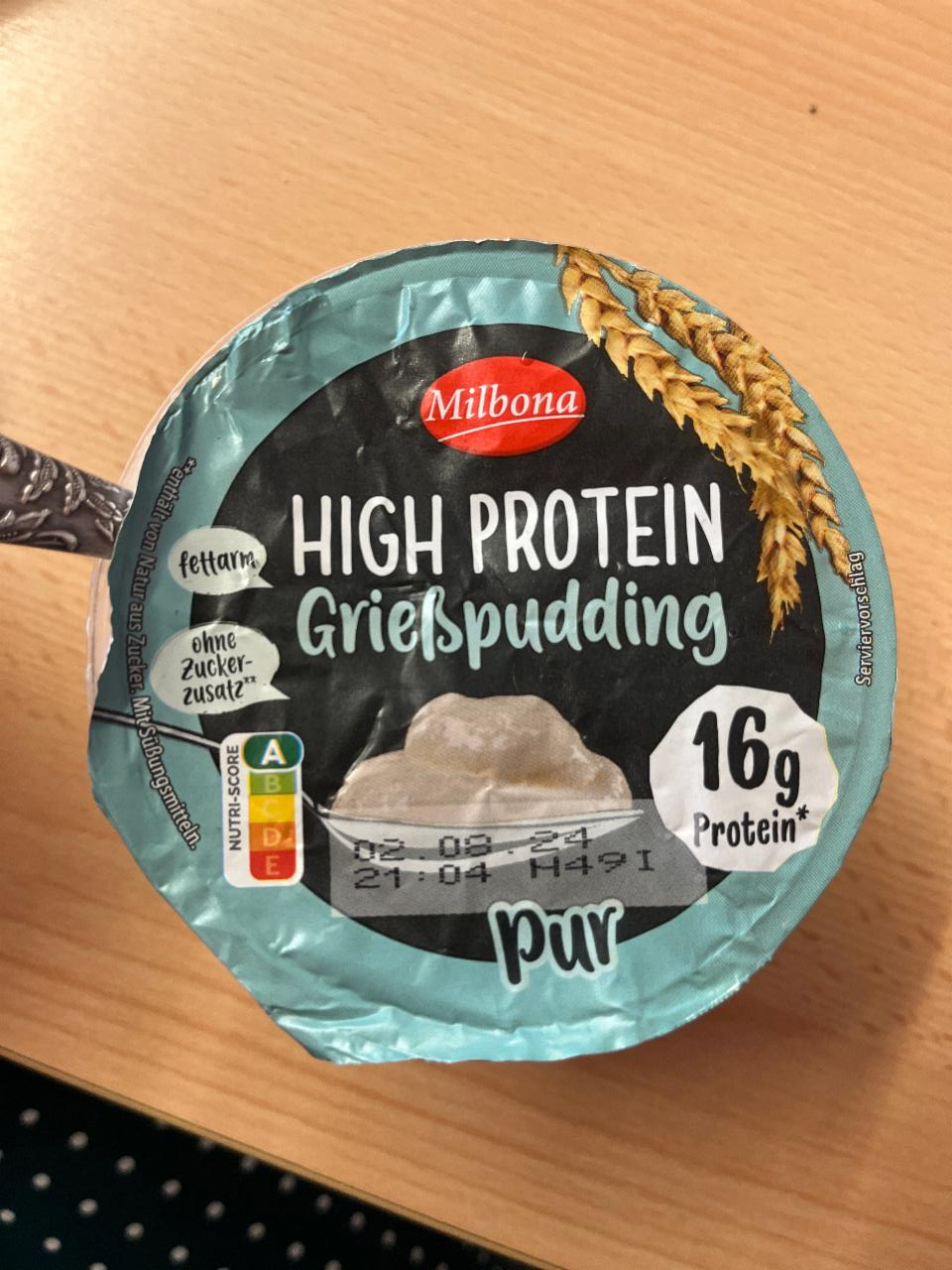 Фото - High Protein Grieß Pudding Milbona