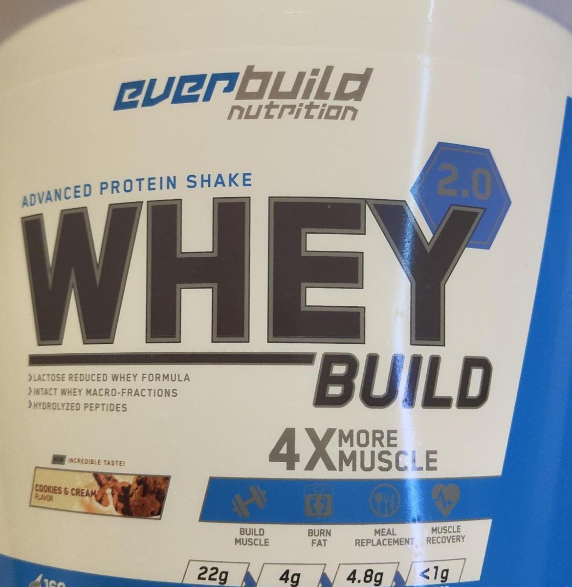 Фото - Nutrition protein cookies & cream Everbuild