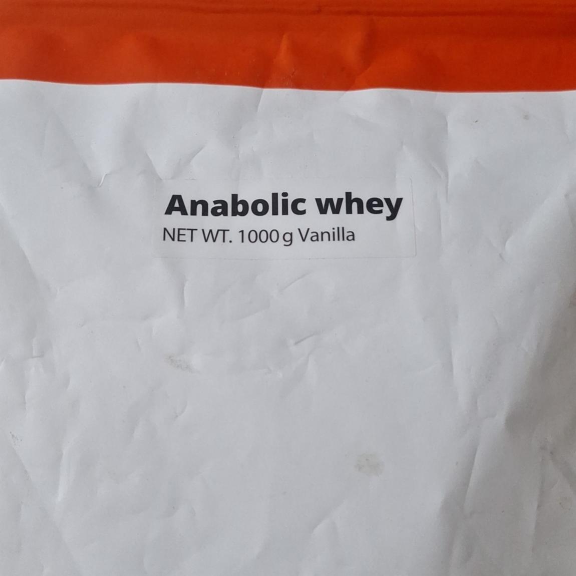 Фото - Anabolic Whey Vanilla GymBeam