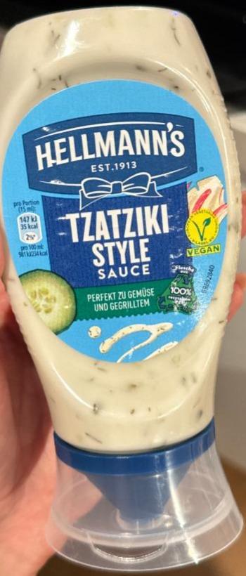 Фото - Tzatziki style sauce Hellmann's