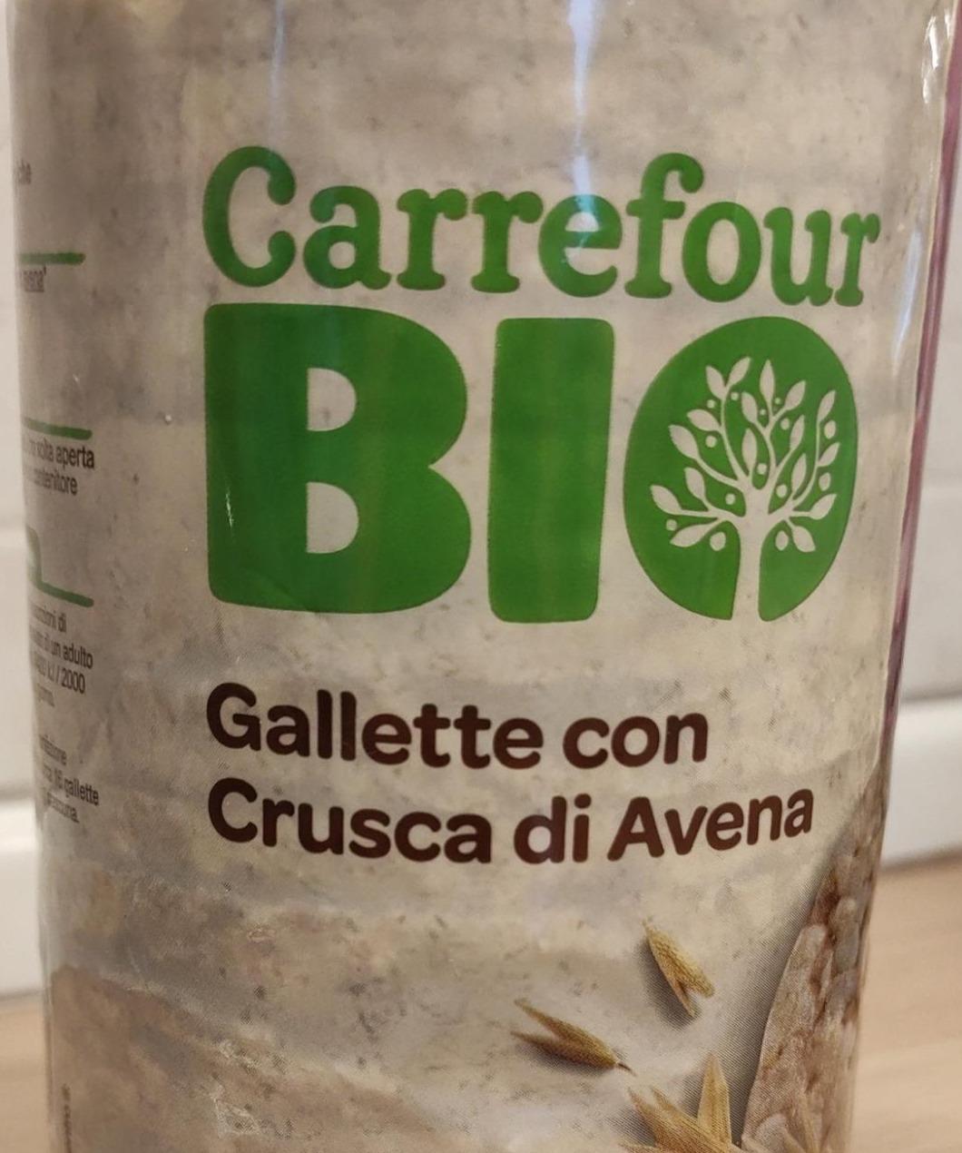 Фото - Gallette con Crusca di Avena Carrefour Bio