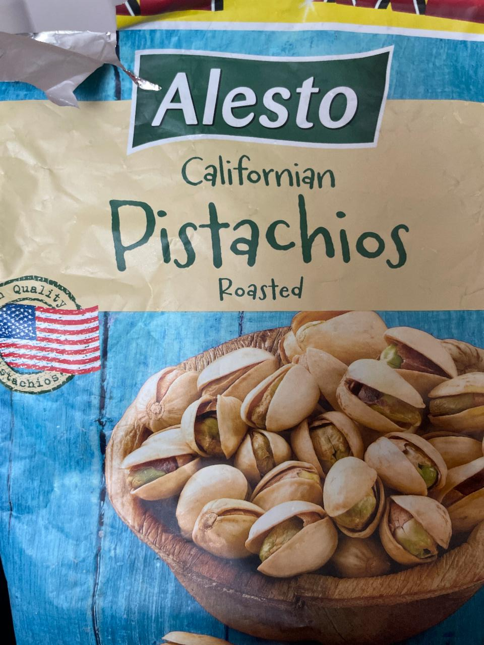 Фото - жаренные фисташки без соли Californian Pistachio Nuts roasted Alesto