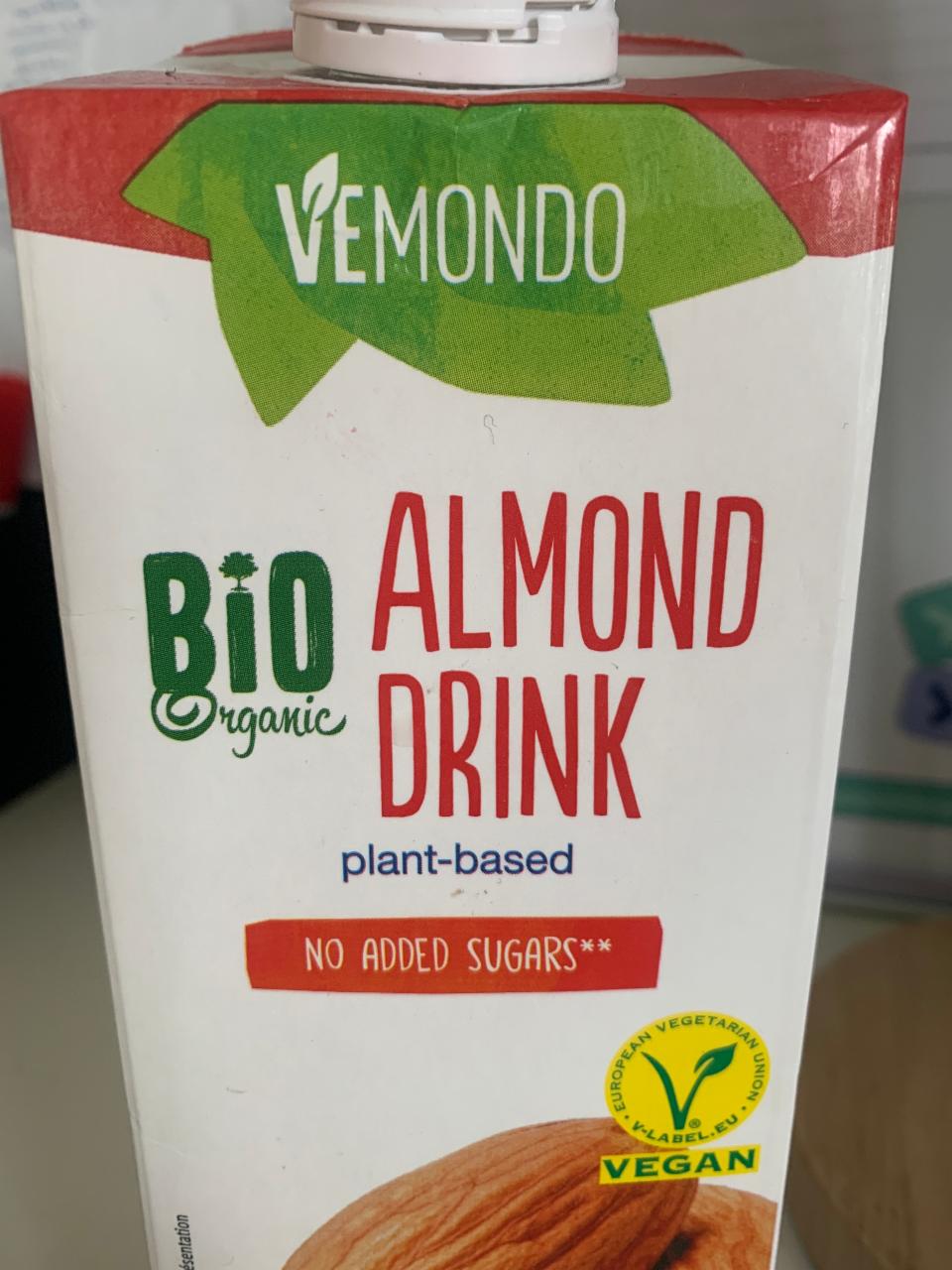 Фото - Almond drink plant-based Bio organic Vemondo