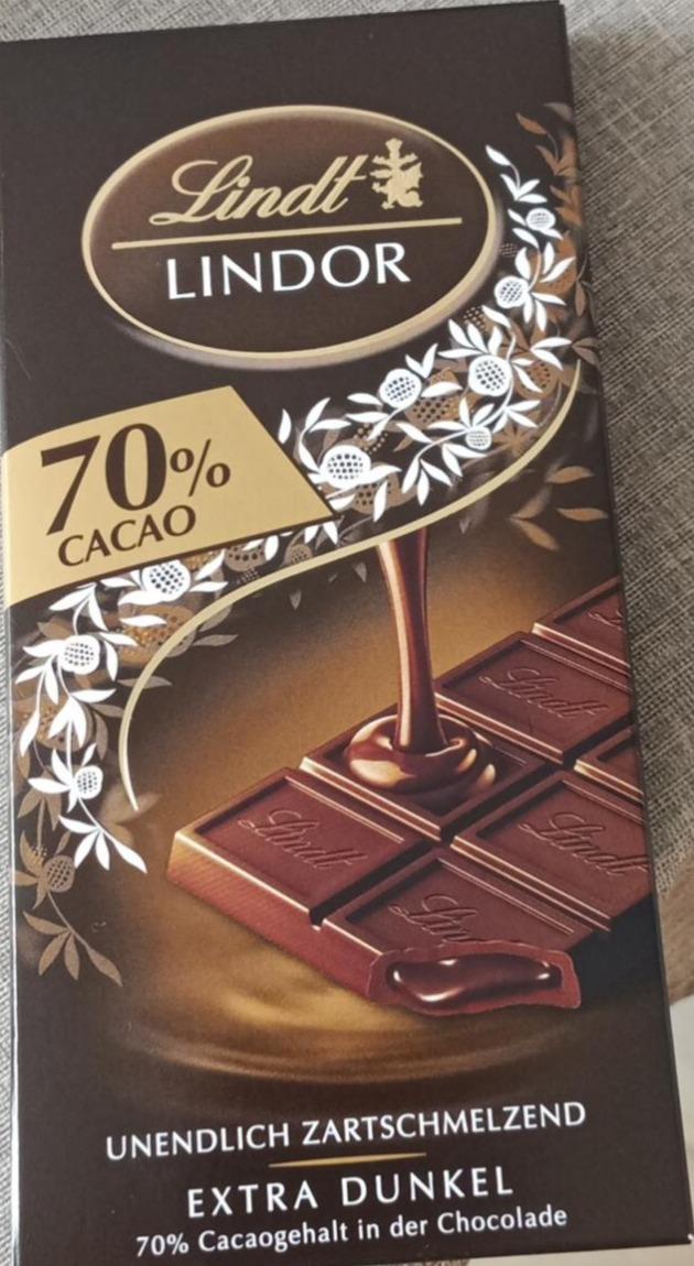 Фото - Chocolate Dark 70% Cacao 70% Lindor Lindt