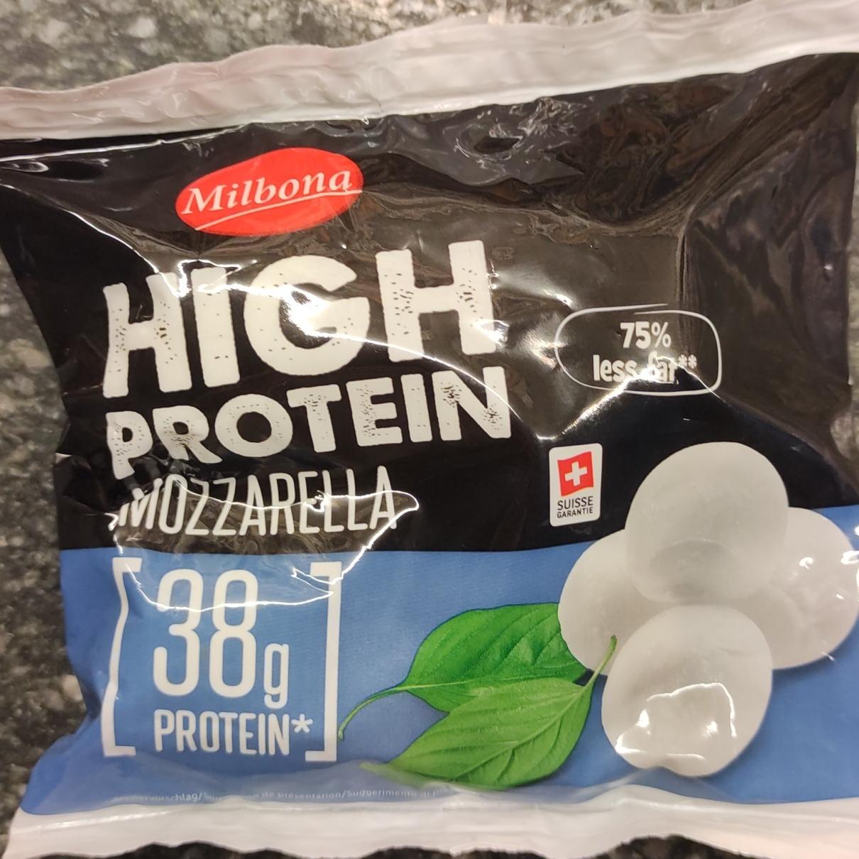 Фото - Сыр мягкий Моцарелла High Protein Minis Milbona