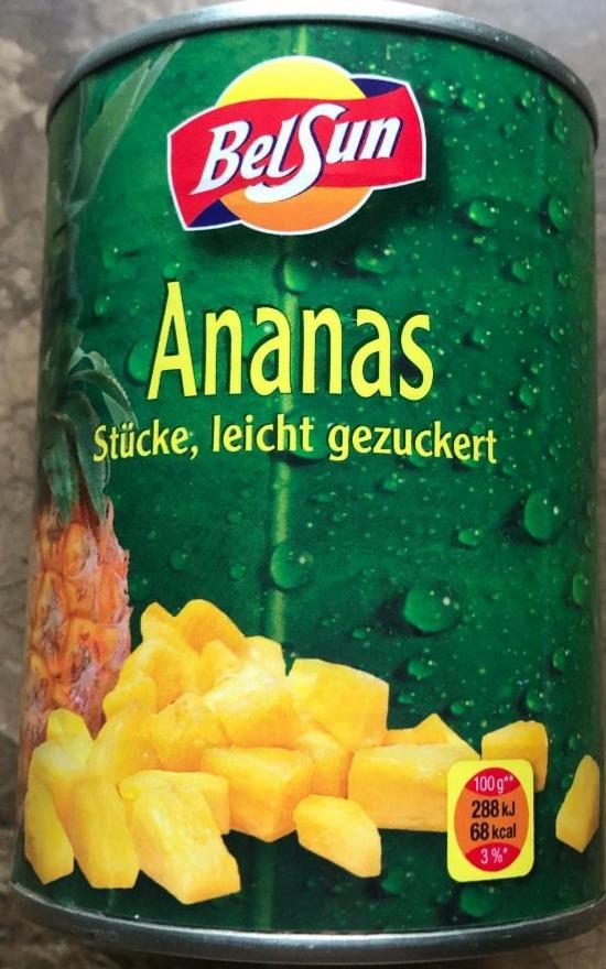 Фото - Ananas Stücke, leicht gezuckert BelSun