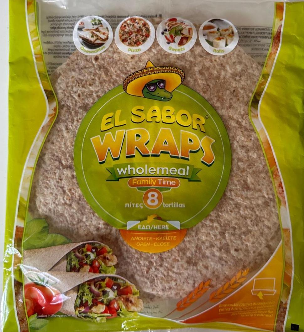 Фото - Wraps wholemeal family tme El Sabor