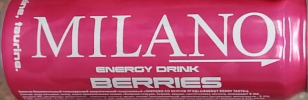 Фото - Energy drink berries Milano