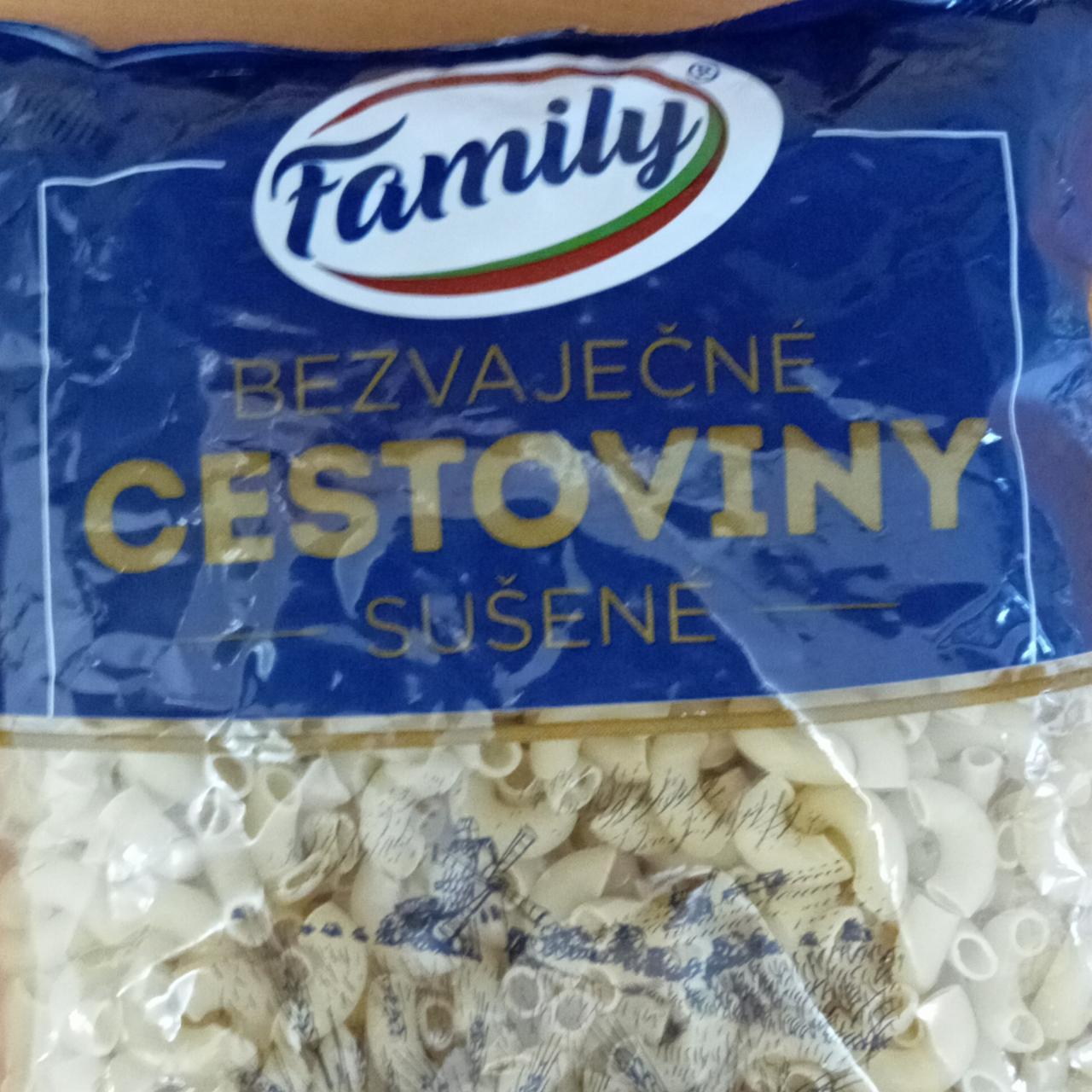 Фото - Bezvaječné cestoviny rezance Family