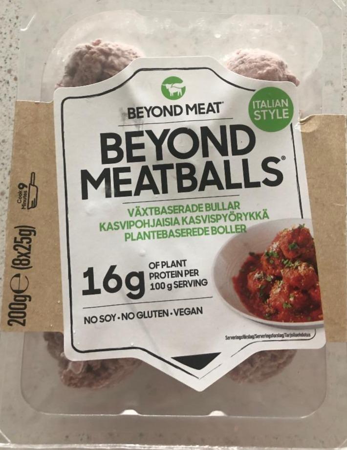 Фото - Beyond meatballs Beyond meat