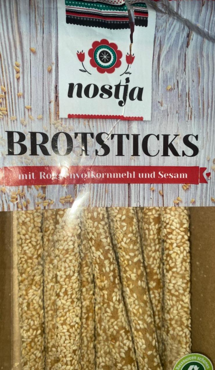 Фото - Brotsticks mit rogaenvolkornmeht und sesam Nostja