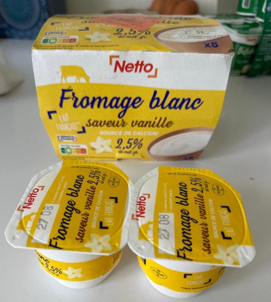 Фото - Сырковая масса с ванилью fromage blanc Netto