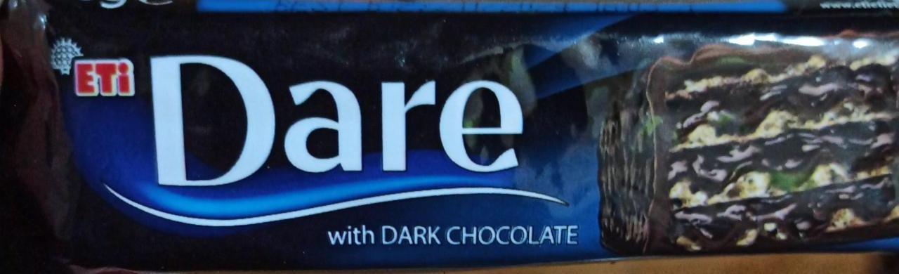 Фото - Батончик вафельный шоколадный with dark chocolate Dare Eti