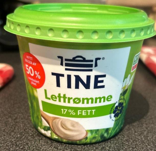 Фото - Lettrømme 17% fett Tine