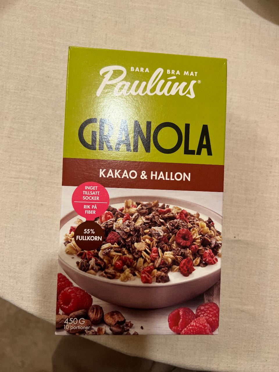 Фото - Гранола какао и малина Granola kakao ja vaarika Paulúns