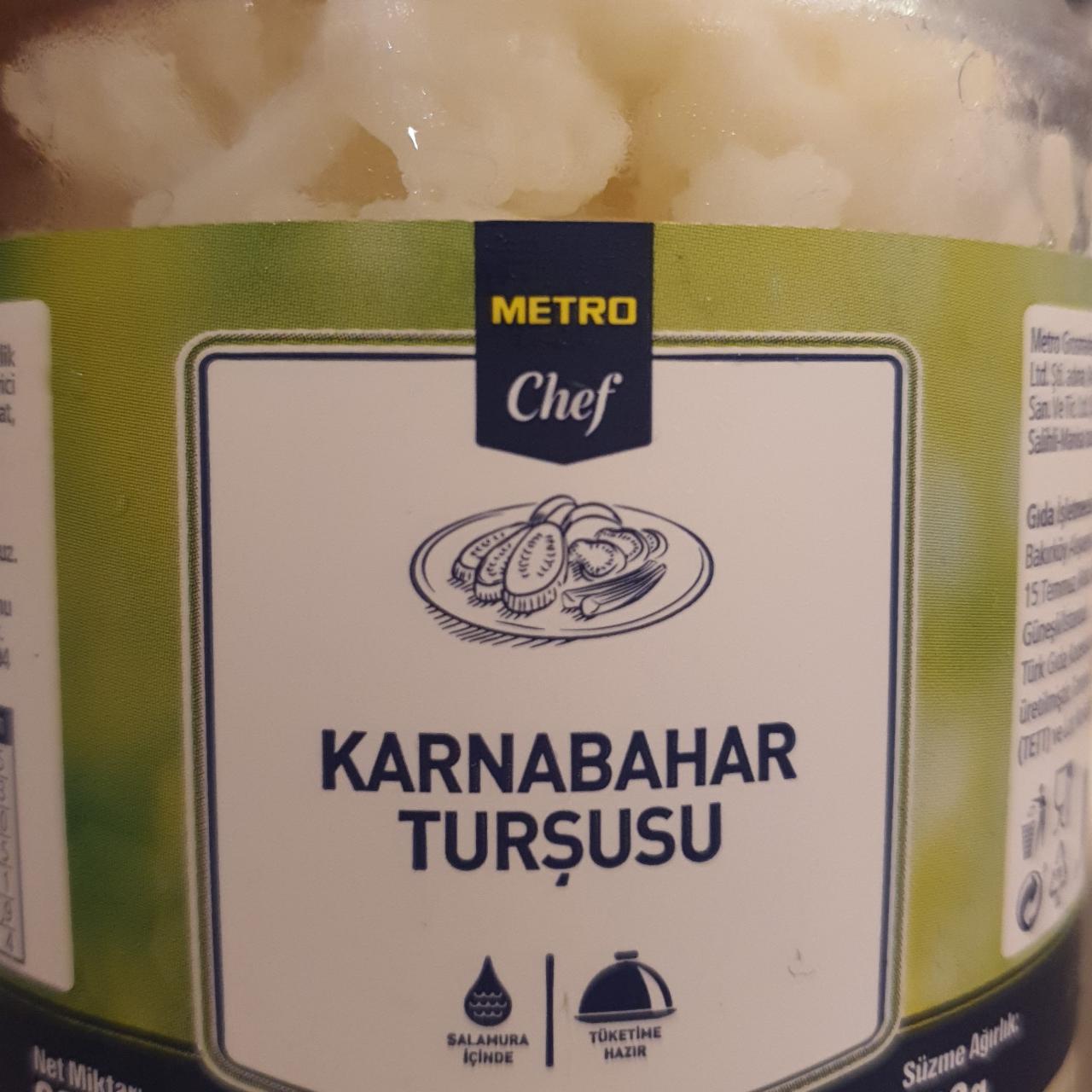 Фото - Karnabahar tursusu Metro Chef