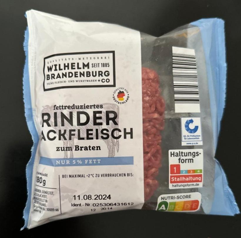 Фото - Rinder Hackfleisch zum Braten nur 5% Wilhelm Brandenburg