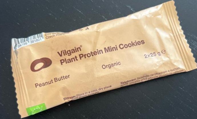 Фото - Plant protein mini cookies organic peanut butter Vilgain