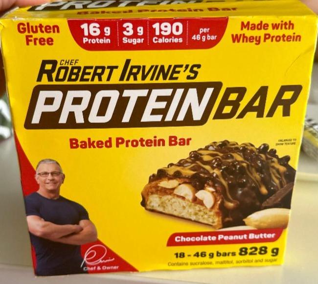 Фото - Батончики протеиновые Whey Protein Bars Chef Robert Irvine's Fit Crunch