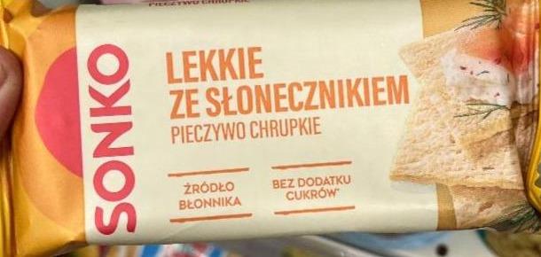 Фото - Lekkie ze słonecznikiem pieczywo chrupkie Sonko