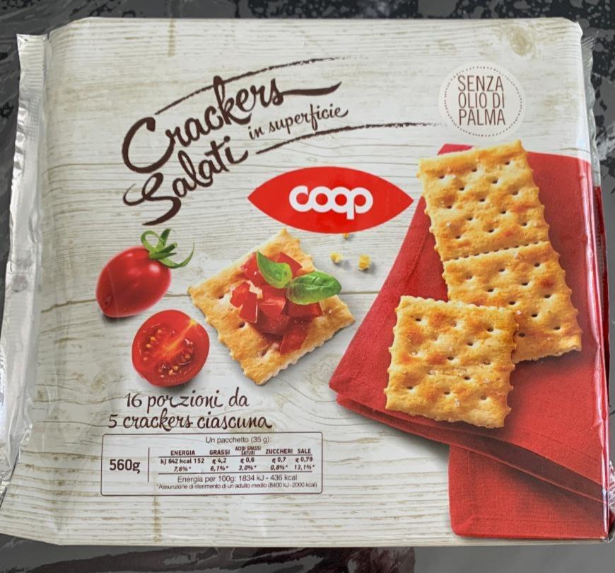 Фото - Крекеры соленые Crackers Salati In Superficie Coop