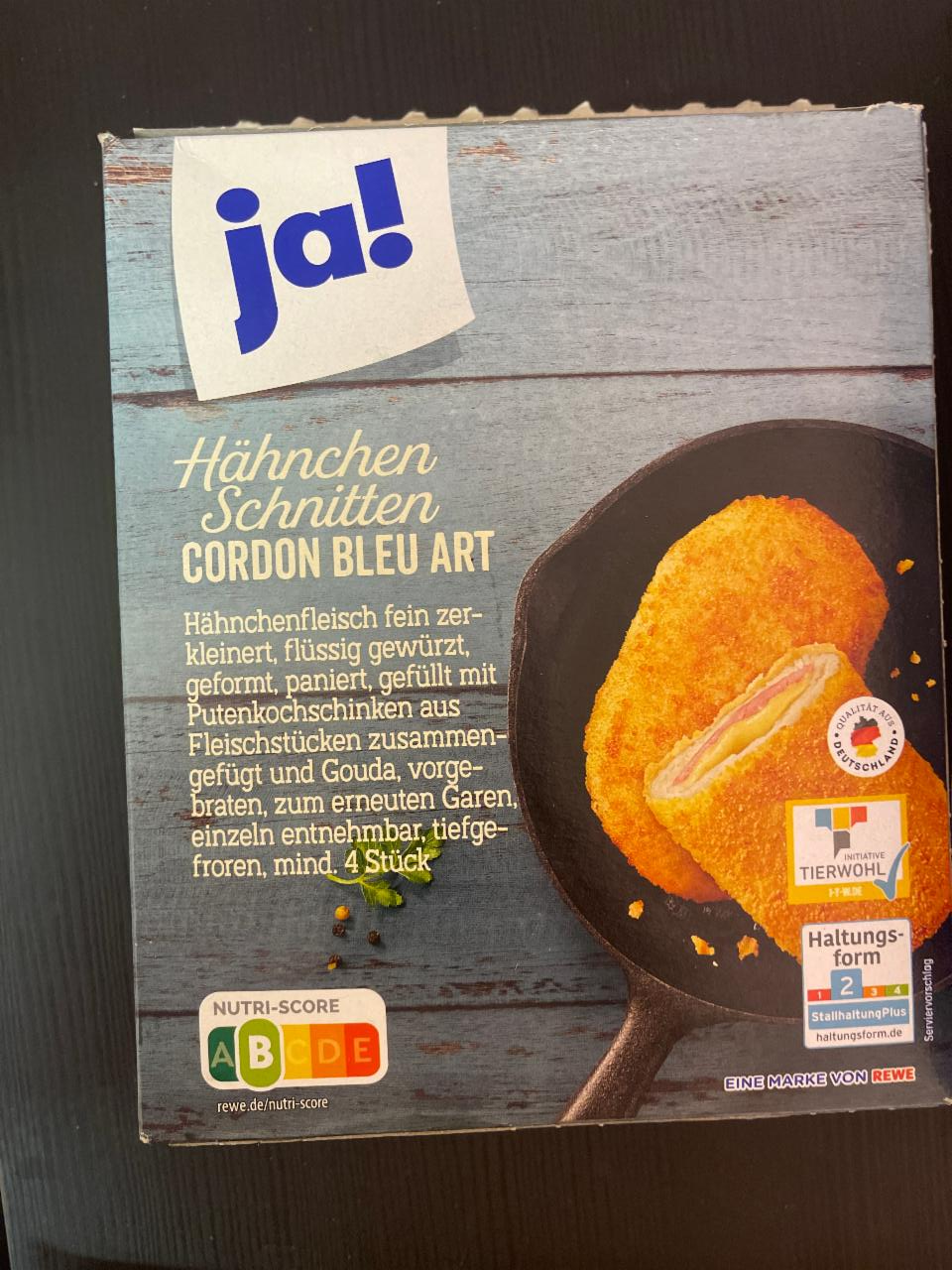 Фото - Hähnchen schnitten Art Cordon Bleu ja