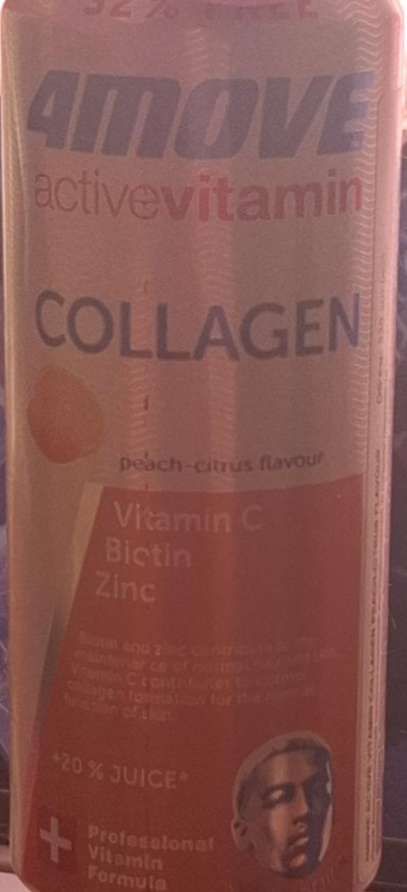 Фото - ACTIVE VITAMIN COLLAGEN PEACH-CITRUS FLAVOUR drink 4MOVE