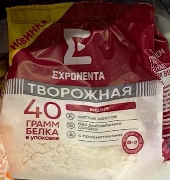 Фото - Продукт творожный со вкусом вишня Exponenta