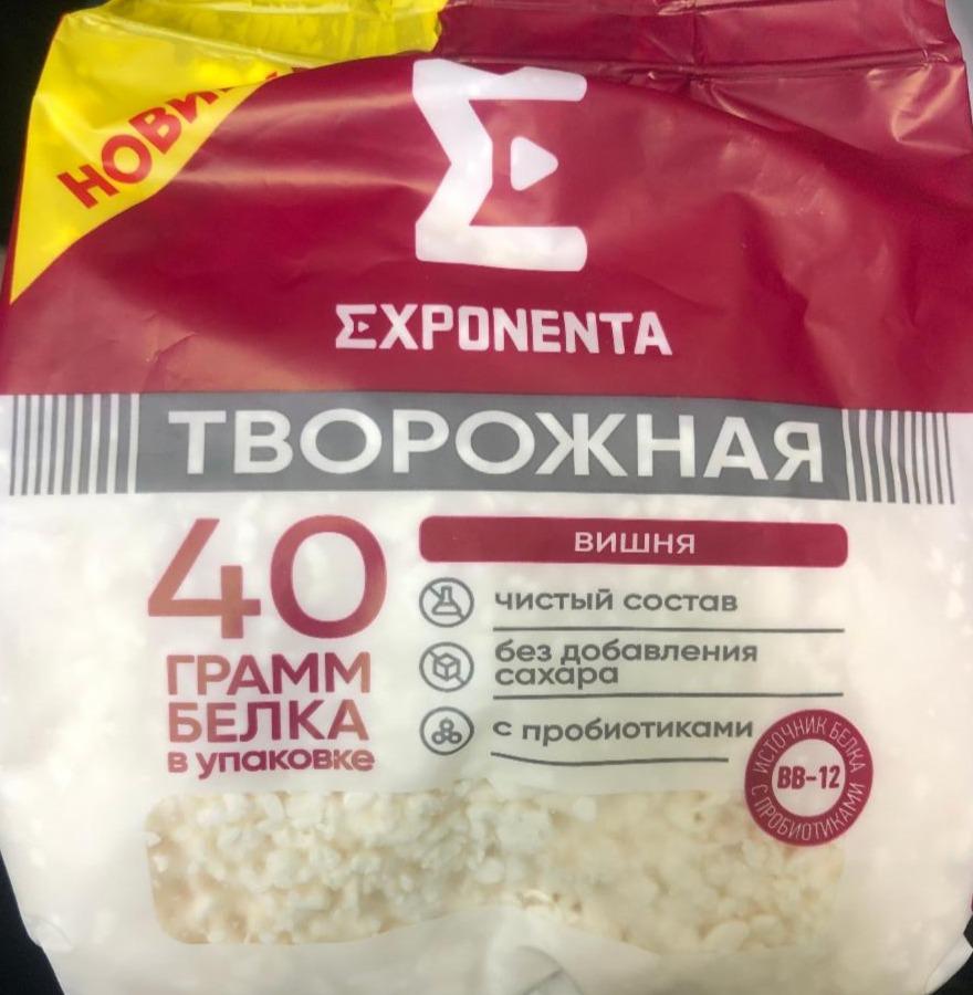 Фото - Продукт творожный со вкусом вишня Exponenta