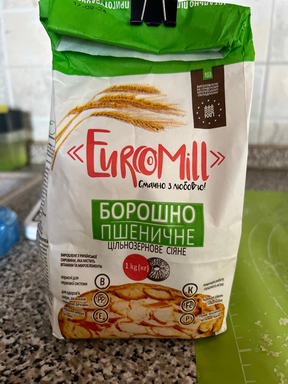 Фото - Мука пшеничная цельнозерновая EuroMill