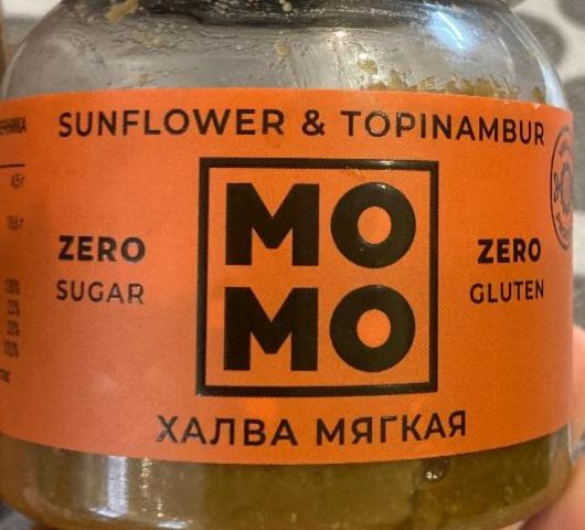 Фото - Халва мягкая Sunflower & topinambur zero sugar МоМо