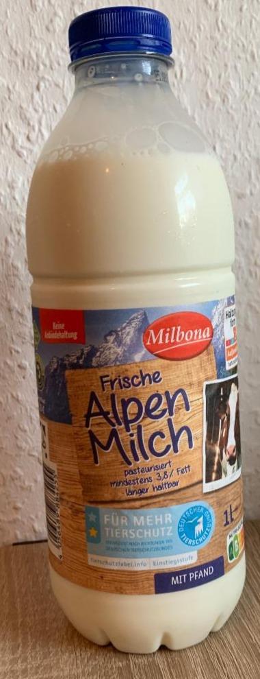 Фото - Frische Alpen Milch Milbona