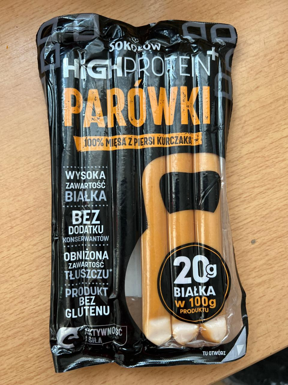 Фото - Parówki High Protein Sokołów