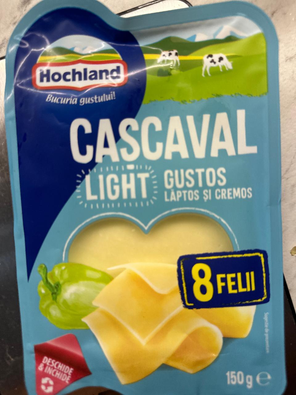 Фото - Cascaval light Hochland