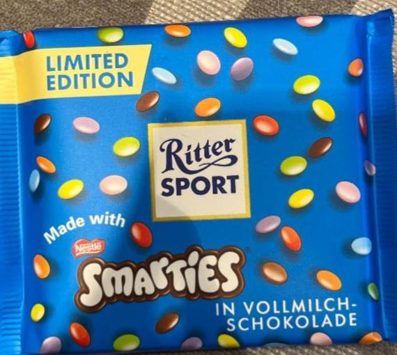 Фото - Limited edition made with smarties in vollmilch-schokolade Ritter Sport