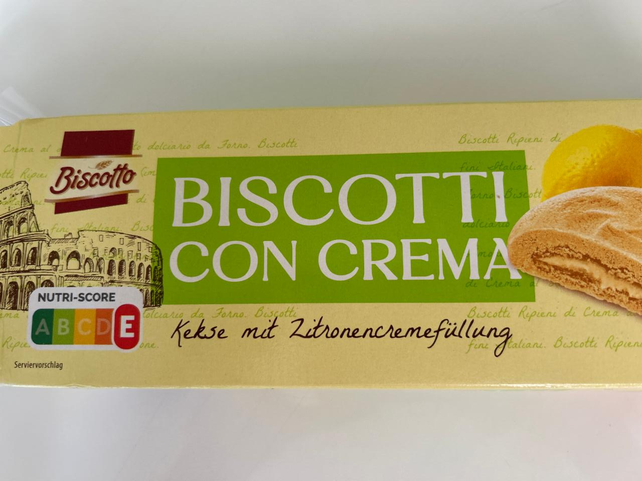 Фото - Biscotti con crema Kekse mit Zitronencremefüllung Biscotto