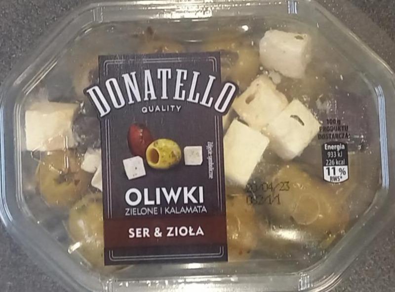 Фото - Oliwki zielone i kalamata ser&zioła Donatello