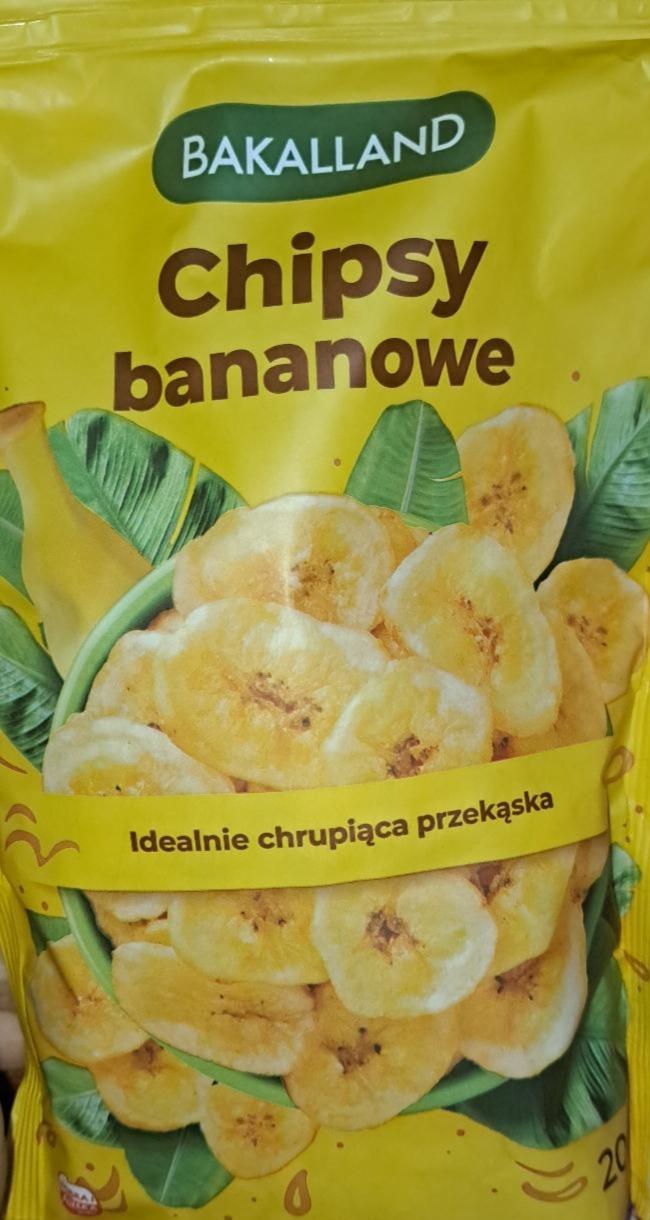 Фото - Chipsy bananowe Bakalland