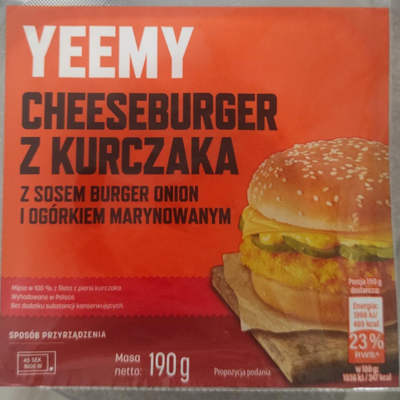 Фото - Cheeseburger z kurczaka Yeemy