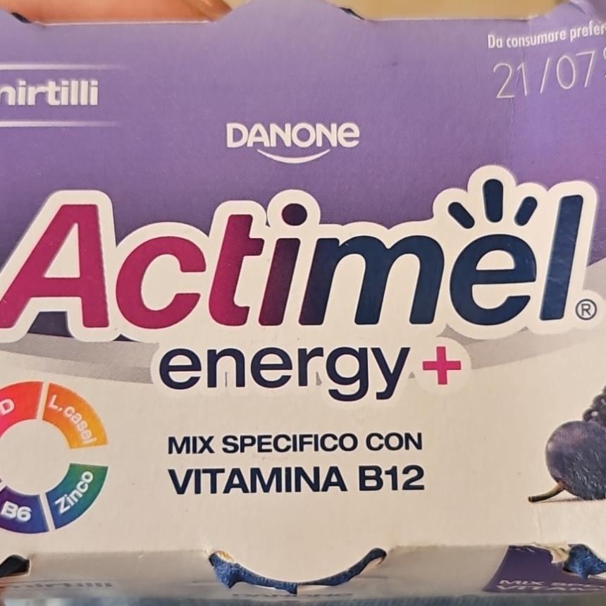 Фото - Actimel energy+ more e mirtilli Danone